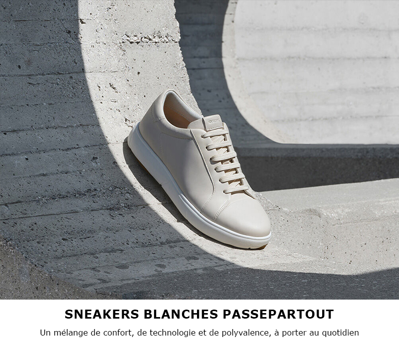 SNEAKERS BLANCHES PASSEPARTOUT